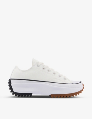 converse distrito canvas low trainers