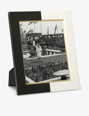 JONATHAN ADLER: Canaan marble picture frame 12.5” x 10.5”