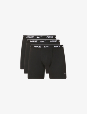 NIKE: Pack of three Everyday stretch-cotton jersey boxers