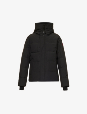 Canada Goose Macmillan Quilted Shell-down Hooded Parka In Black