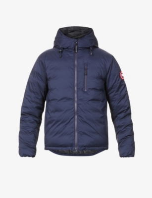 canada goose lodge jacket blue