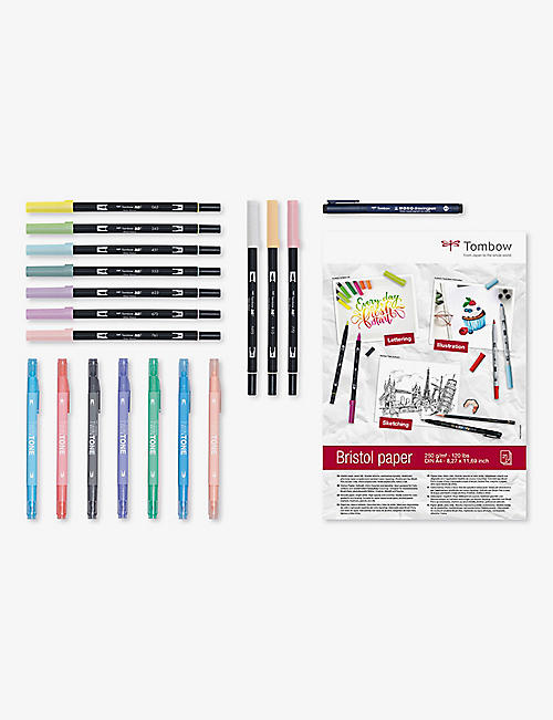 TOMBOW: Have Fun @ Home Pastels stationery set