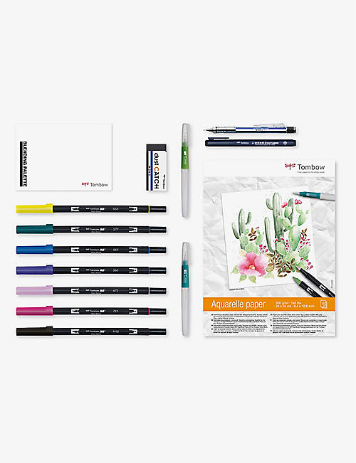 TOMBOW: Have Fun @ Home Watercoloring stationery set