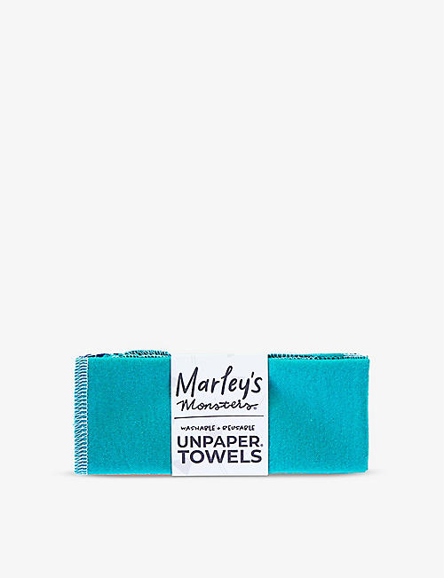 MARLEY'S MONSTERS: UNpaper® Towels single-ply cotton-flannel towels set of six