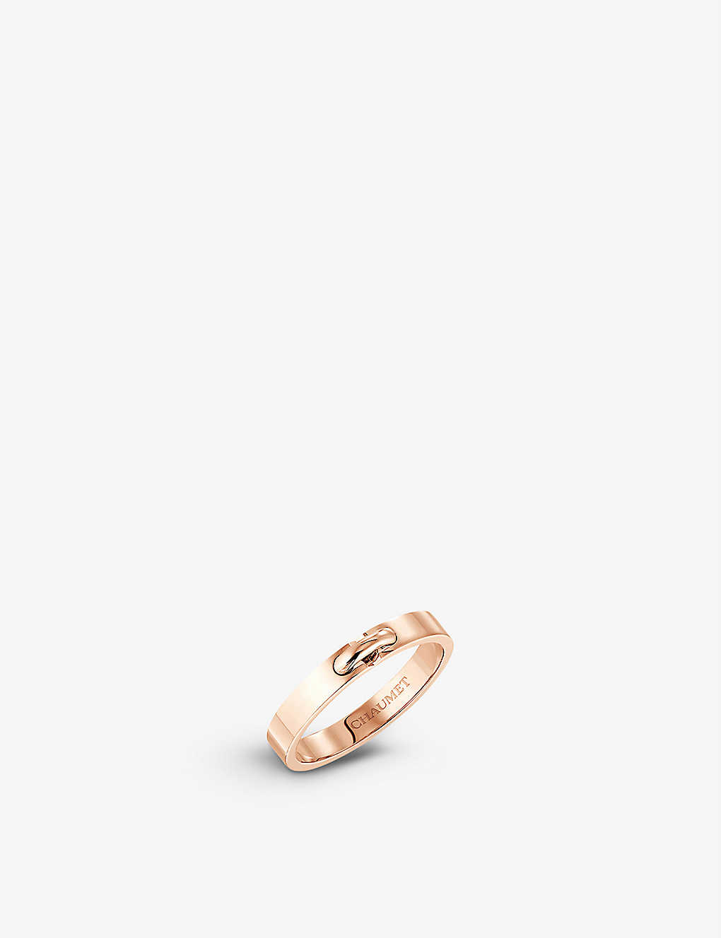Chaumet Womens Pink Gold Jeux De Liens 18ct Rose-gold And Diamond Ring