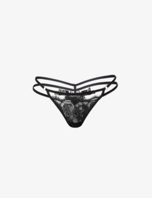 BLUEBELLA: Lumi stretch-lace thong