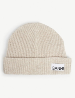 ganni beanie hat