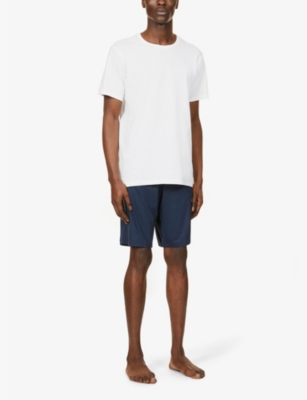 Shop Calvin Klein Men's White Pack Of Three Cotton-jersey T-shirts