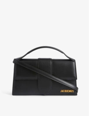 Jacquemus Le Petit Chiquito Patent-leather And Suede Bag in Yellow