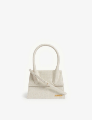 JACQUEMUS - Le Grand Chiquito linen top handle bag | Selfridges.com