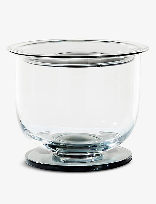 TOM DIXON: Puck glass ice bucket 19.4cm