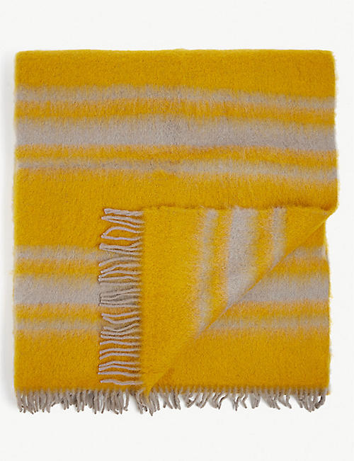 RO SMIT: Carcans wool blanket 200cm x 130cm