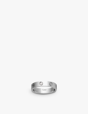 Silver discount cartier ring