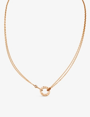 CARTIER - LOVE 18ct rose-gold and 