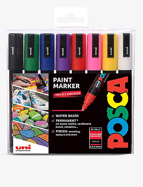 POSCA: PC-5M marker pens starter set pack of eight