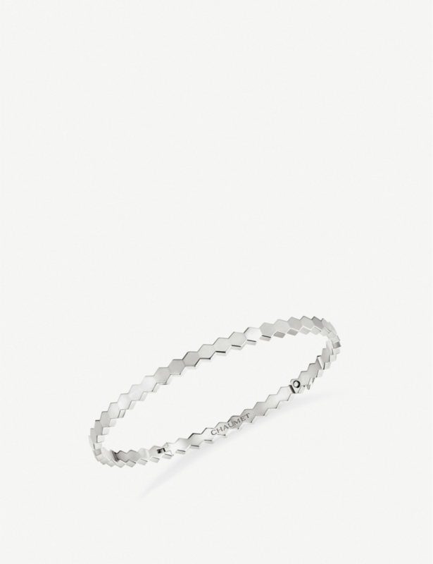 Bee de Chaumet 18ct white-gold bangle