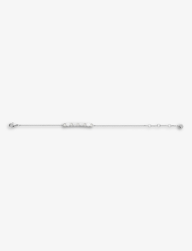Bee de Chaumet 18ct white-gold and diamond bracelet