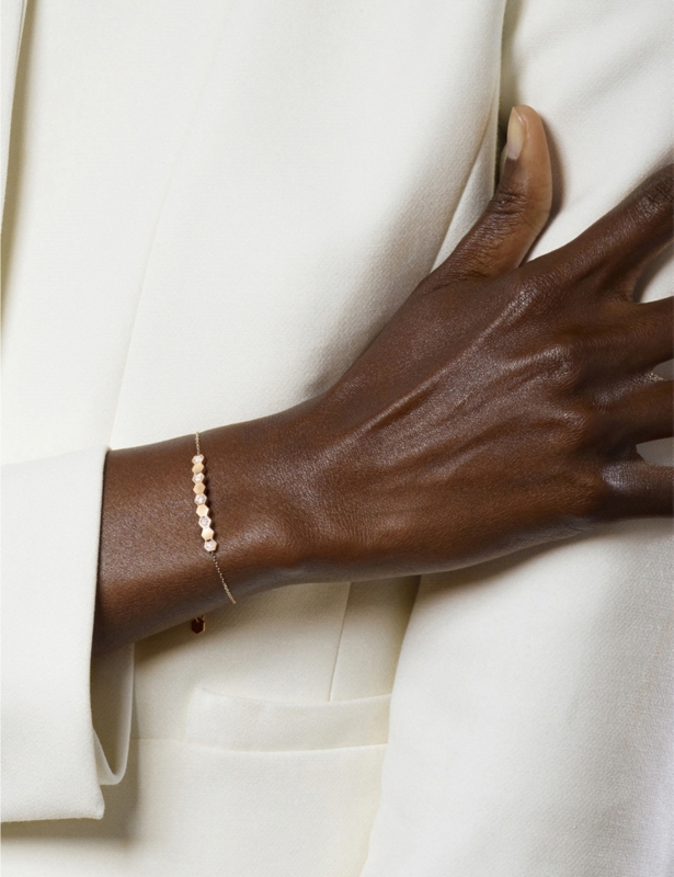 Bee de Chaumet 18ct rose-gold and diamond bracelet