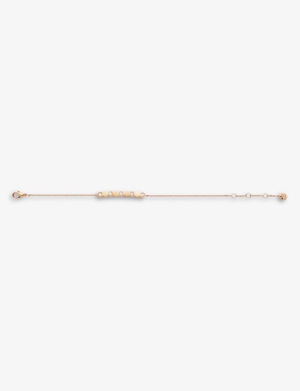 Bee de Chaumet 18ct rose-gold and diamond bracelet
