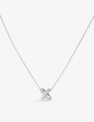 Chaumet Womens White Gold Jeux De Liens 18ct White-gold And Diamond Necklace