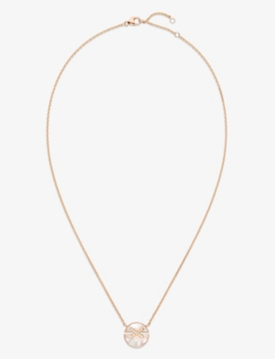 CHAUMET - Jeux de Liens Harmony small 18ct rose-gold, mother-of-pearl and  diamond necklace | Selfridges.com