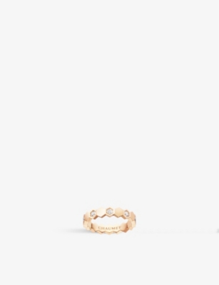 Chaumet Womens Pink Gold Bee My Love 18ct Rose-gold And Diamond Ring