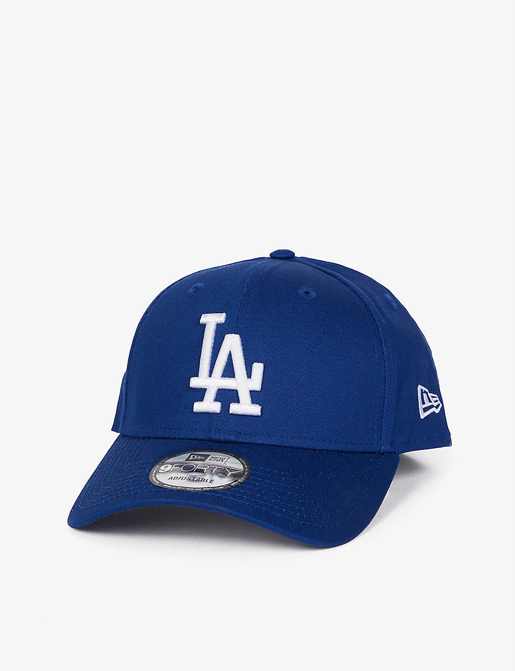 New Era 9forty Los Angeles Dodgers Cotton Snapback Cap In Blue And White