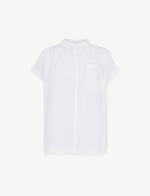 WHISTLES: Nicola cotton-blend shirt
