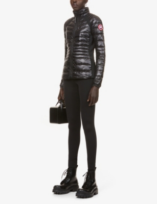 Shop Canada Goose Women's Black Hybridge Lite Padded Shell-down Jacket In Black - Noir