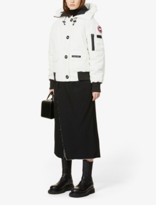 Canada Goose Chilliwack Bomber Jacket In White