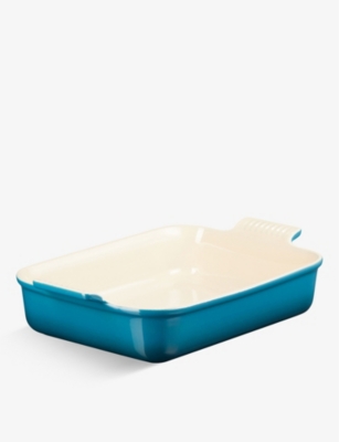 LE CREUSET: Heritage stoneware deep oven dish 39cm