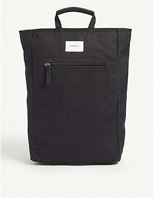 SANDQVIST: Tony organic-cotton canvas backpack