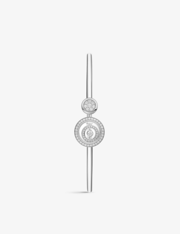 Happy Spirit 18ct White Gold and Diamond Bangle
