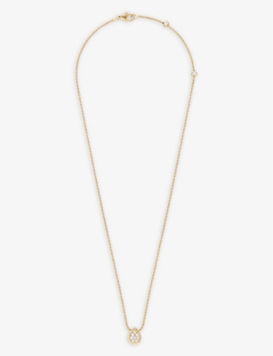 Boucheron Women's Gold Xs Serpent Bohème 18ct Yellow-gold And 0.13ct Diamond Pendant Necklace