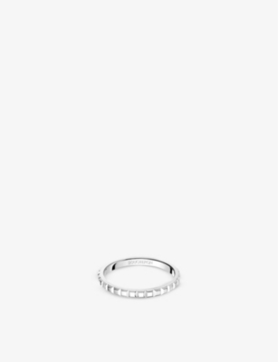 Boucheron Quatre Clou De Paris Platinum Ring In Silver