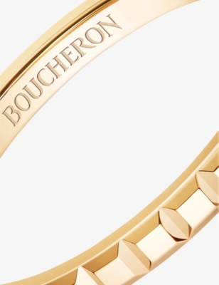 Boucheron Quatre Clou De Paris 18ct Yellow-gold Ring In Yellow