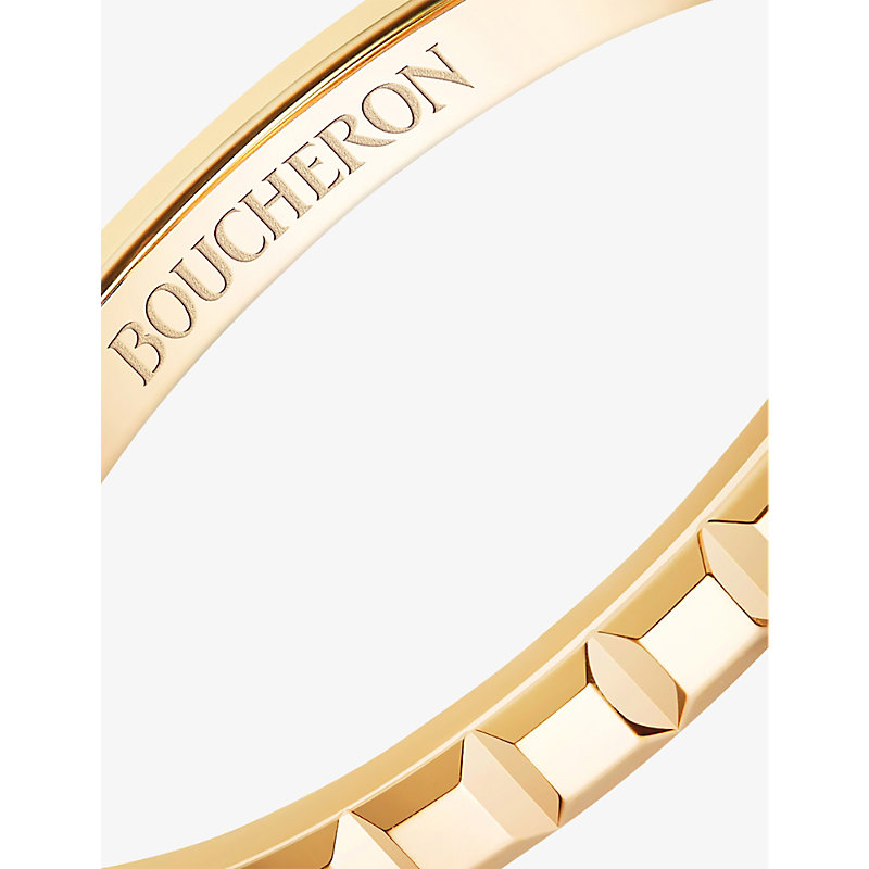 Shop Boucheron Womens Yellow Quatre Clou De Paris 18ct Yellow-gold Ring