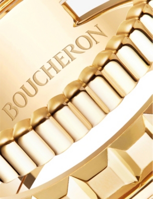 Shop Boucheron Women's Gold Quatre Radiant Edition 18ct Yellow-gold Ring