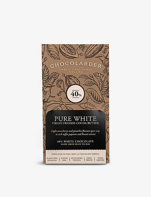 CHOCOLARDER: 40% pure white chocolate bar 70g