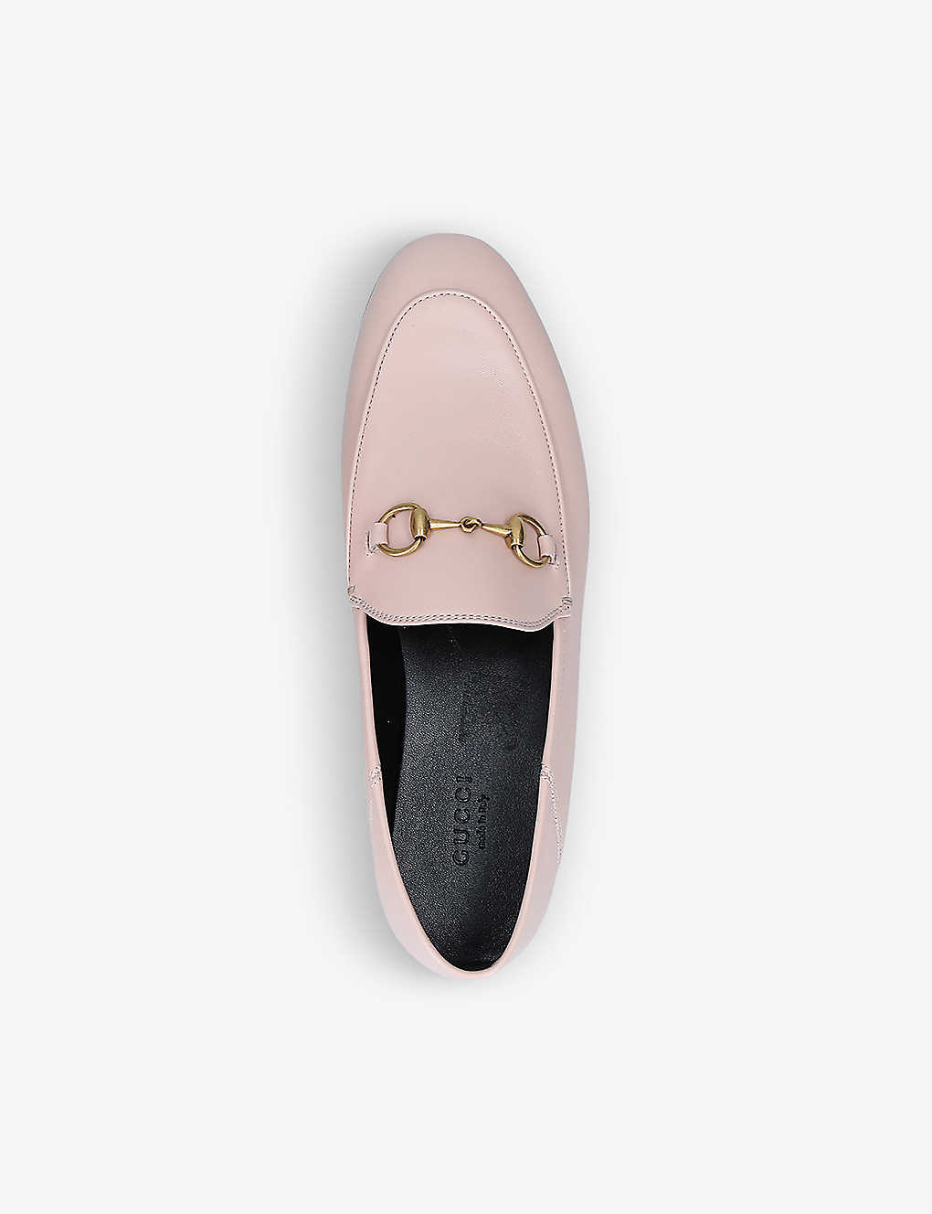 GUCCI: Brixton leather collapsible loafers