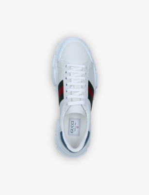 blue and white gucci shoes