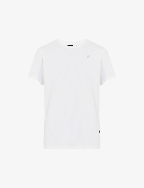 G-STAR: Logo-embossed organic-cotton T-shirt