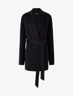 JOSEPH: Cenda wool and cashmere-blend belted coat