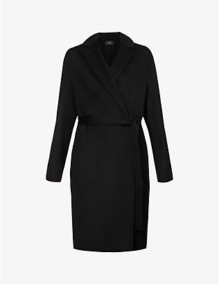 JOSEPH: Cenda wool and cashmere-blend belted coat