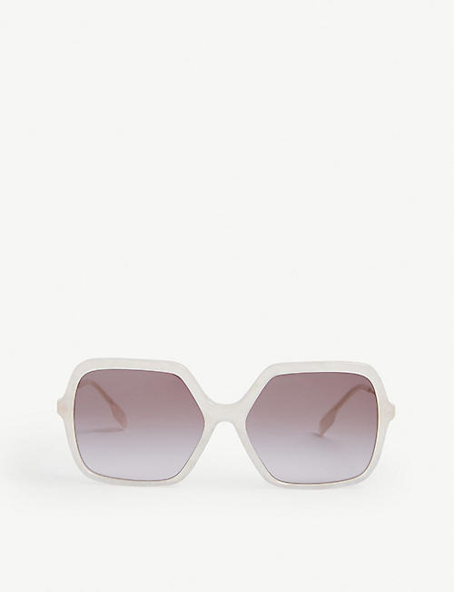 BURBERRY: BE4324 butterfly-frame sunglasses