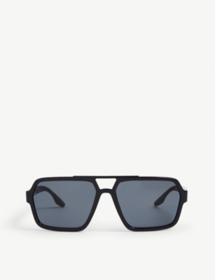 square-frame sunglasses