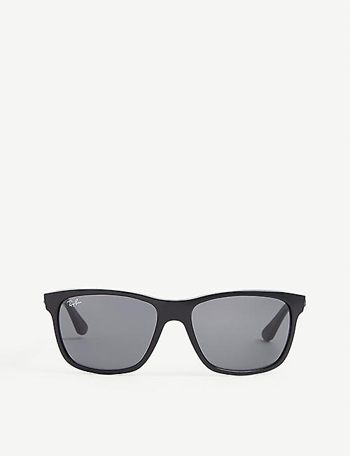 RAY-BAN: RB4181 57 square-frame acetate sunglasses