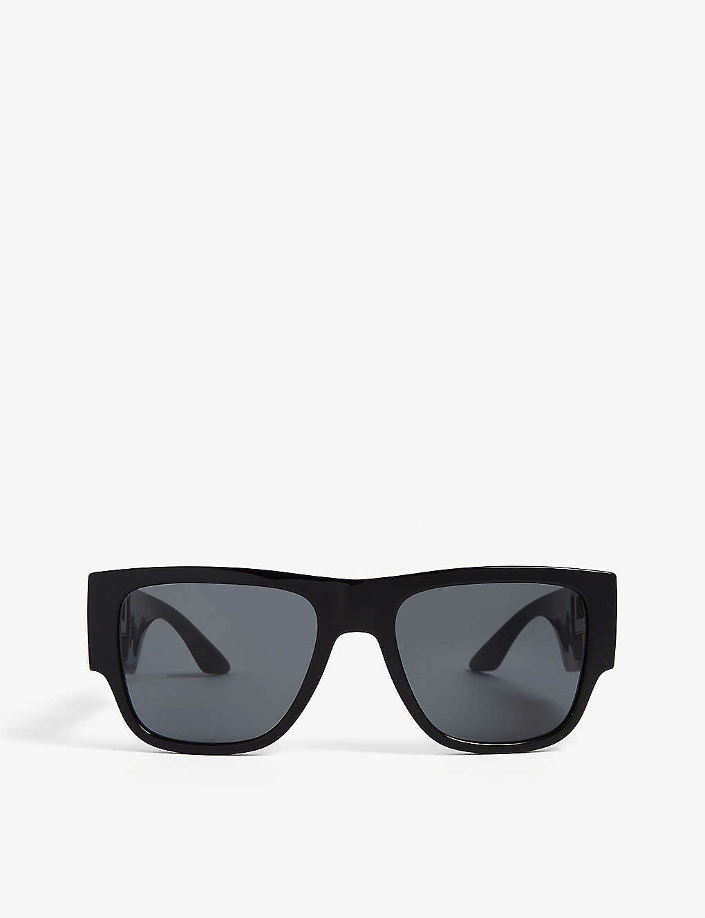 Versace Ve4403 57 Round-frame Acetate Sunglasses In Black