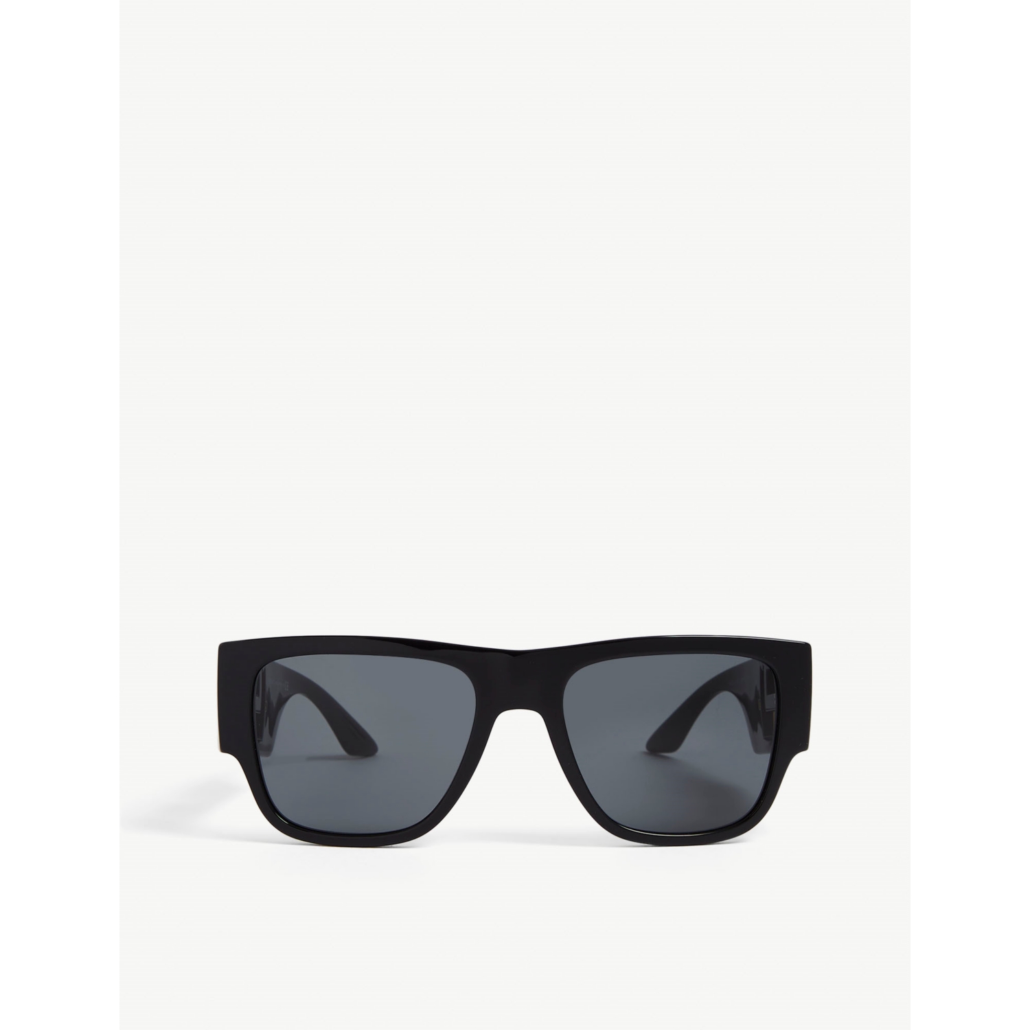 Versace VE4403 57 Acetate Rectangle Sunglasses with Mirrored Lenses