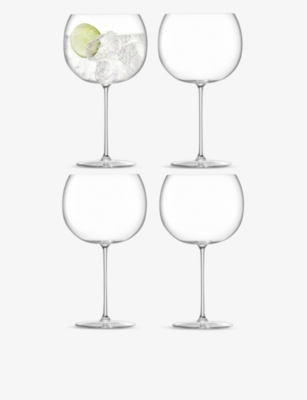 Borough set of four balloon glasses